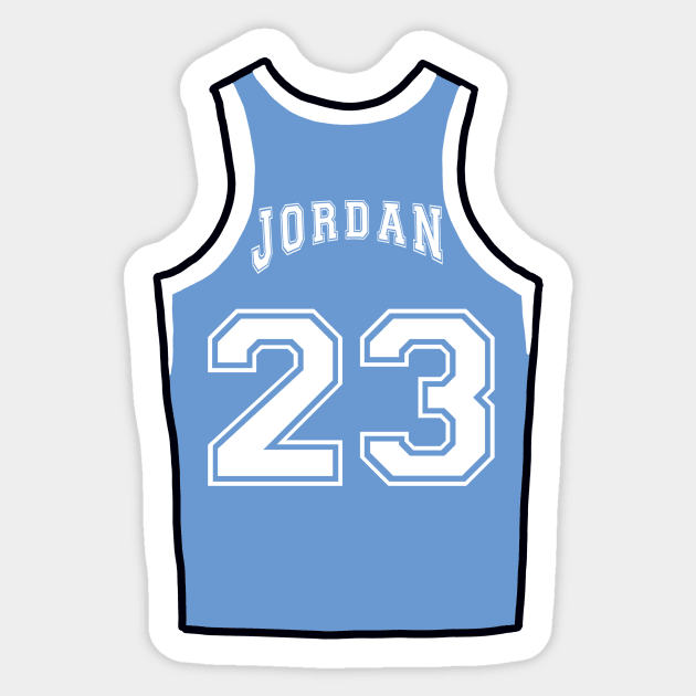 Vintage Jordan Jersey Sticker by maddie55meadows